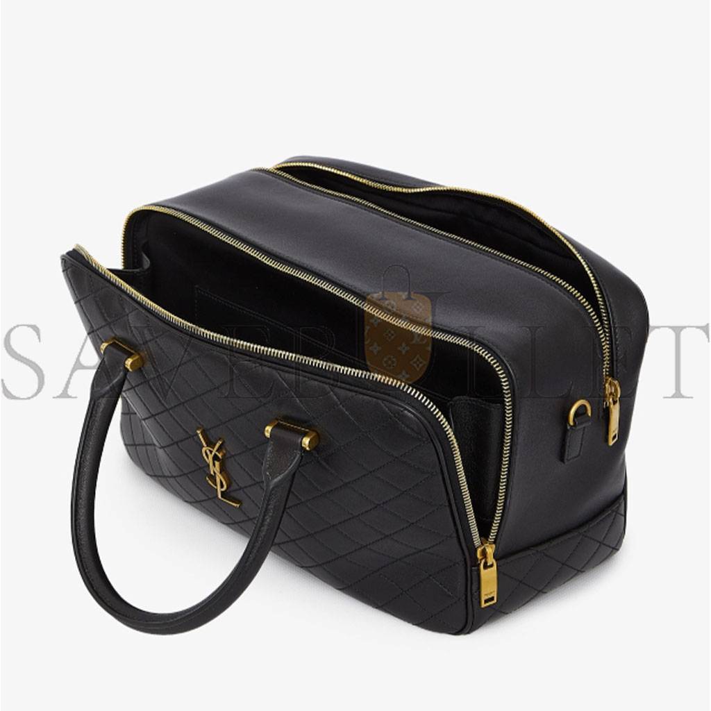 YSL SAINT LAURENT LYIA DUFFLE BAG 7667851EL071000 (31*16*13) YSL SAINT LAURENT LYIA DUFFLE BAG 7667851EL071000 (31*16*13)